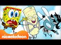 SpongeBob | Momen Aksi 40 MENIT dari SpongeBob + Gunting Kertas Batu 💥 | Nickelodeon Bahasa