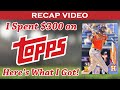 I spent $300 on 2020 Topps Series 1 Baseball - Here's What I Got (Recap)