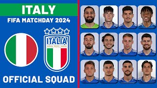 🔴 ITALY Squad for FIFA Matchday (March 2024) - EURO 2024