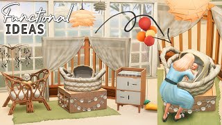 🐣4 BABY CRIBS • FUNCTIONAL IDEAS 🤍| No CC or Mods | The Sims 4 Tutorial