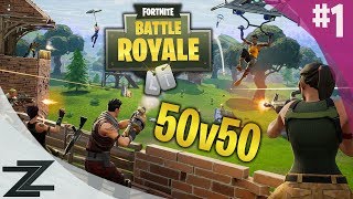 NEW 50v50 GAMEMODE!  - Fortnite Battle Royale: 50v50 - Ep. 1