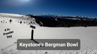 Skiing Untouched Powder at Keystone's Bergman Bowl