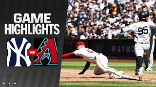 Yankees vs. D-backs Game Highlights (4/3/24) | MLB Highlights