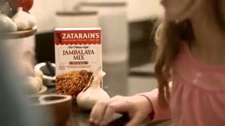 Publicité du riz façon cajun ZATARAIN'S diffusée aux USA