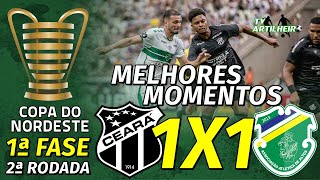[Copa NE '24] 2ª Rodada | Ceará SC 1 X 1 Altos/PI | Melhores Momentos |  TV ARTILHEIRO