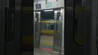 ＪＲ三鷹駅ドア開閉…ＪＲ中央・総武緩行線【E231系500番台】