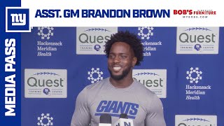 Assistant GM Brandon Brown on Team's Young Nucleus | New York Giants