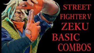 STREET FIGHTER V ZEKU COMBOS【スト5 是空 コンボ 】