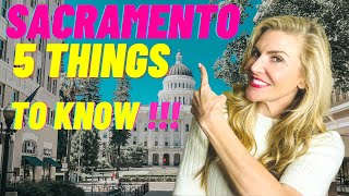 Sacramento California | 5 TOP THINGS TO KNOW before moving here