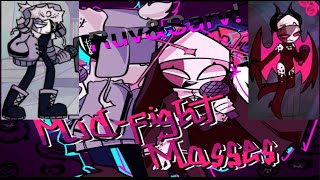 惡魔修女Sarvente!BF竟然想趁Ruv不在跟修女壞壞？！😱[ FNF ][mid fight masses deluxe edition]pt.1#fridaynightfunkin