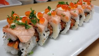 Crazy Salmon Roll - How To Make Sushi Series