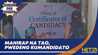 Ang kahirapan ba ay hadlang sa pagtakbo ng isang kandidato sa Halalan?