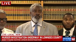 Deadly arson investigation underway in Lowndes County