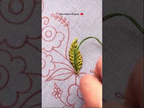 Hand Embroidery By Miss Anjiara Begum - YouTube