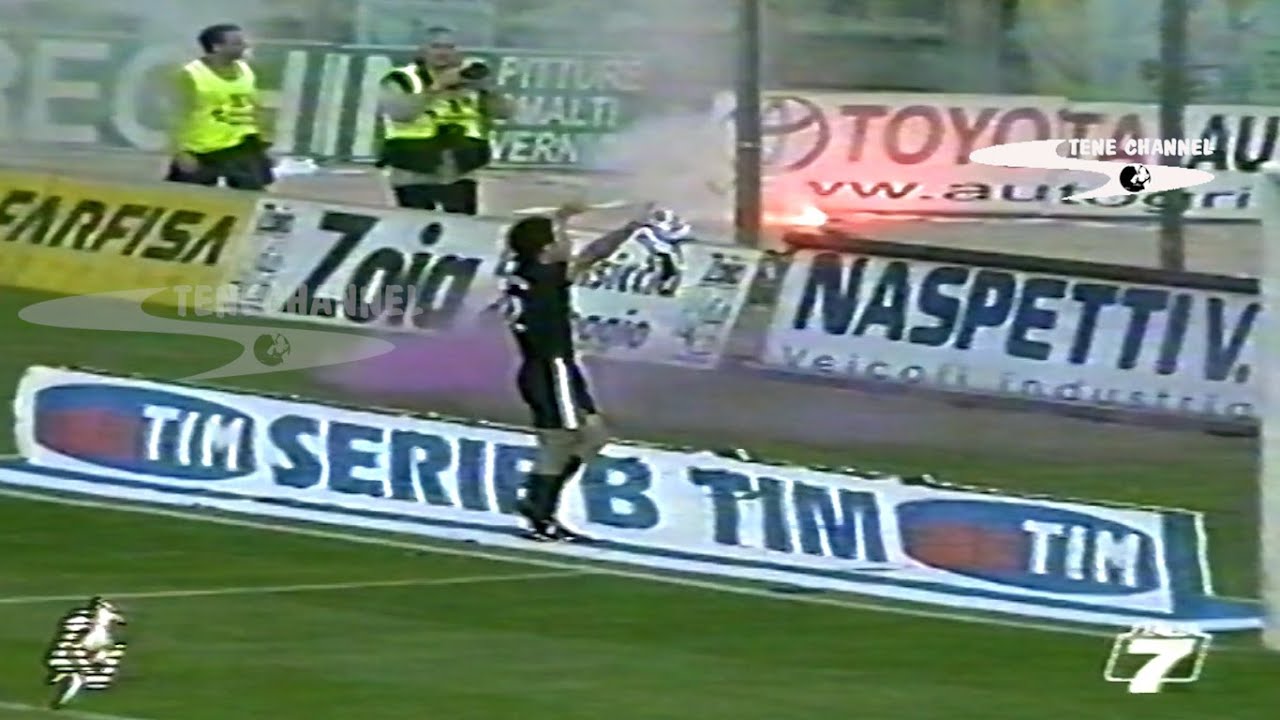 ANCONA-ASCOLI DERBY 1-1 SERIE B 2002-03 GARA DEL 27 APRILE 2003 GOL DI ...