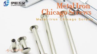 Metal Iron Chicago Screws