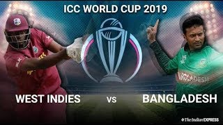Bangladesh vs West Indies - Highlights - Score Card | ICC world cup 2019 |