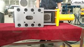 GMACH  plate type continuous screen changer  for plastic extrusion line