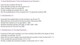 12 Tricks For Math calculations // time saving tricks