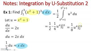 Lesson 5.6b Integration U-substitution part 2