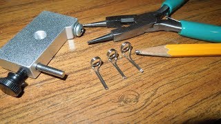 How To Make Wire Fishing Rod Guides For Rod Building/Repair