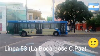 Línea 53. Cómo ir de La Boca a José C.Paz? Mercedes Benz OH1721Lsb. #colectivos #bondis #buses #bus