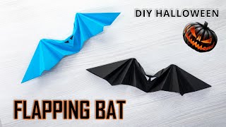 🎃 Craft Your Own Flapping Origami BAT for Halloween!