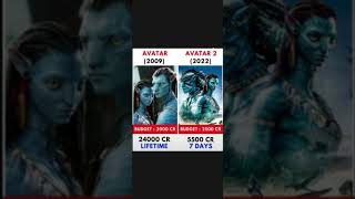 Avatar Vs Avatar 2 box office collection | comparison | #shorts #viral