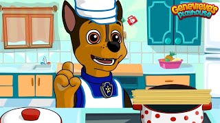 Paw Patrol Cooking Cartoon for Kids - Pups Cook Food for Everest!