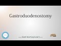 gastroduodenostomy everything surgeries ✅😬⁉️