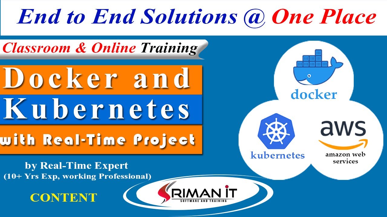 Docker And Kubernetes Workshop | Content | Online Training | Sriman IT ...