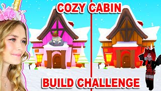 COZY CABIN Build Challenge In Adopt Me! (Roblox)