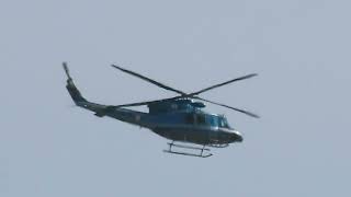 愛知県警察航空隊JA21APあけぼの（Bell 412EP 中日本航空 ※なし）襲来2023年10月6日（金）【監視・迷惑飛行】