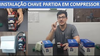 Instalação Chave Eletromagnética em compressor Monofásico