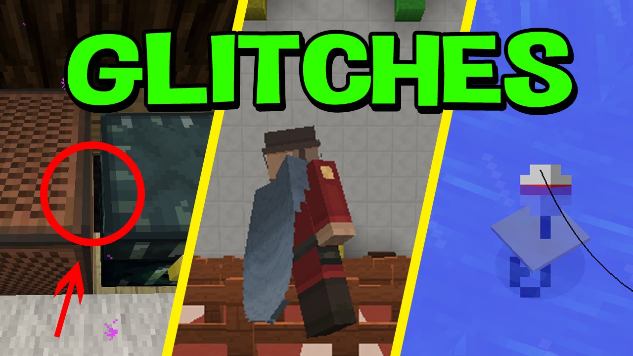 7 Minecraft Glitches Youtube
