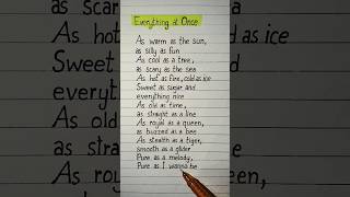 everything at once lyrics