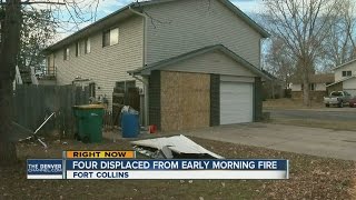 Four displaced from early morning fire