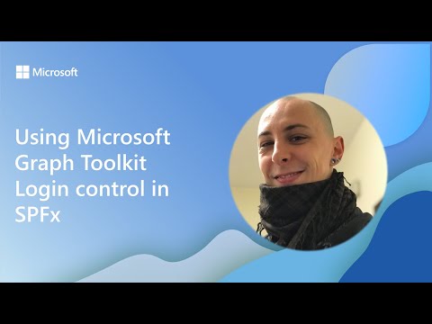 Using Microsoft Graph Toolkit Login Control In Spfx Youtube