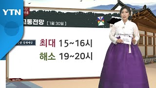 [이 시각 고속도로 교통 상황] 귀향길 3시 교통량 최대... 8시 무렵 정체 풀려 / YTN