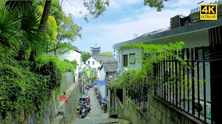 4K 浙江杭州 十五奎巷 晓霞弄 伍公山景区公园 | Hangzhou Virtual Walk Tour | Shiwukui Alley | Wushan Park