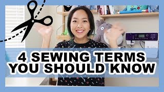 4 Beginner Sewing Terms | Beginner's Sewing Guide