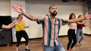 Eddie Henrique (Salsa Workshop) at the Rhythm \u0026 Harmony Social on December 7 2019