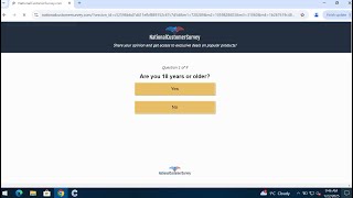 Nationalcustomersurvey.com fake survey alert elimination.