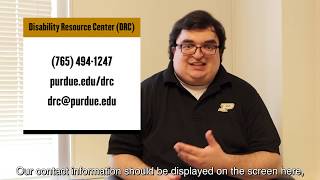 Purdue University Disability Resource Center