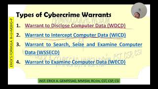 RULE ON CYBERCRIME WARRANTS