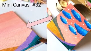 Pastle Paink Landscape❇️/1minitue painting Day #32/Easy painting Tutorial/Easy Art #shorts #painting