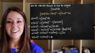 Integrals using reduction formulas (KristaKingMath)