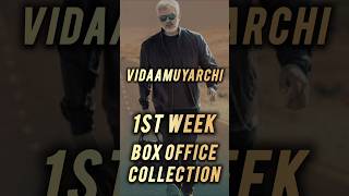 Vidaamuyarchi 1st week collection 🔥||  #ajith #vidaamuyarchi #shorts #anirudh #boxofficecollection