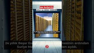 Suriye Merkez Bankası açıkladı: İşte ülkenin altın ve dolar rezervi!