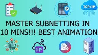 Master Subnetting in 10MINS!!! Best Animation, Subnetting Made Simple!